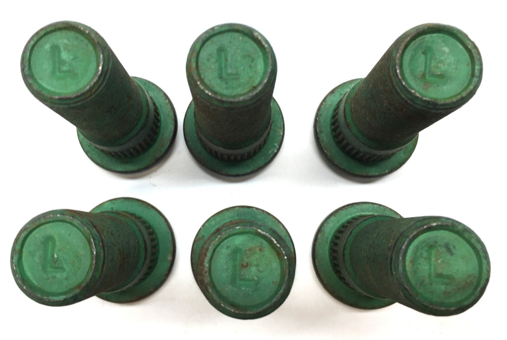 ML 563 M22-1.5 Thread 76mm(L) 23.5mm(Knurl) LH Wheel Stud Pack(6pcs)NOS