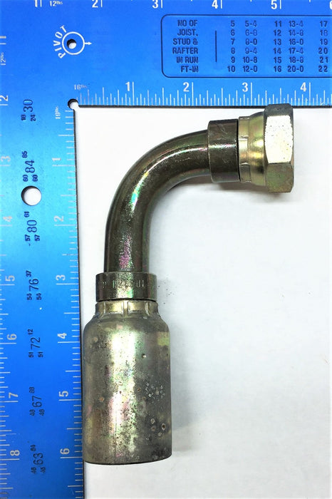 EATON WEATHERHEAD Hydraulic Hose Fitting 3/4" Hose x 3/4" Pipe 12U-82P-055 NOS