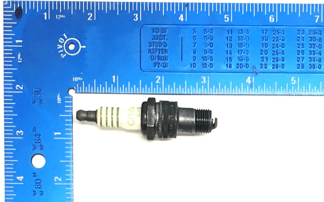 AC Box of (7) Green Striped Spark Plugs CR44N (5613313) Vintage NOS