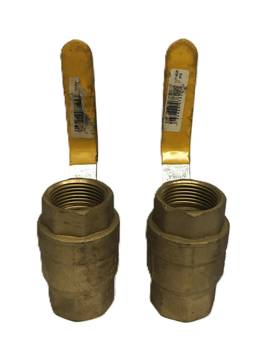Mueller 1 inch Ball Valve 107-825 [Lot of 2] NOS