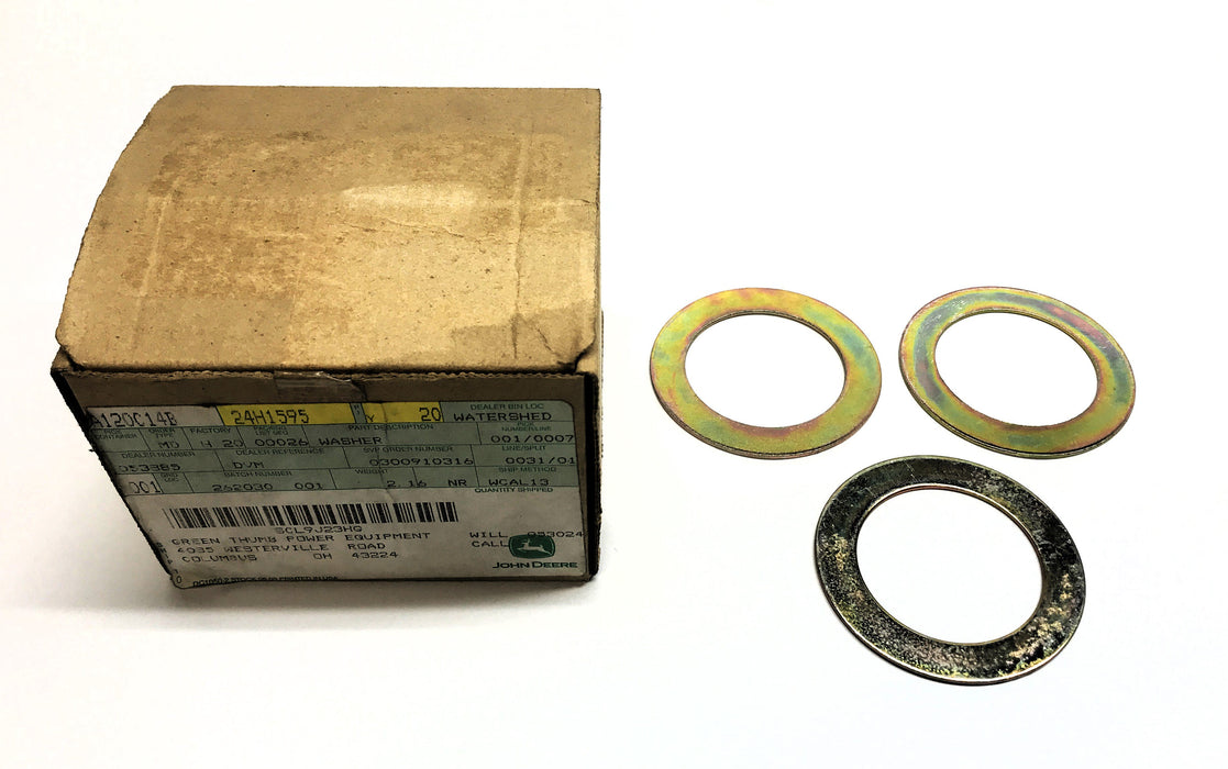 John Deere Box of 3 Washer 24H1595 NOS