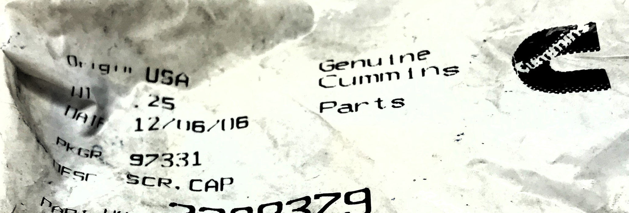 Cummins Cylinder Head Cap Screw 3328379 [Lot of 10] NOS