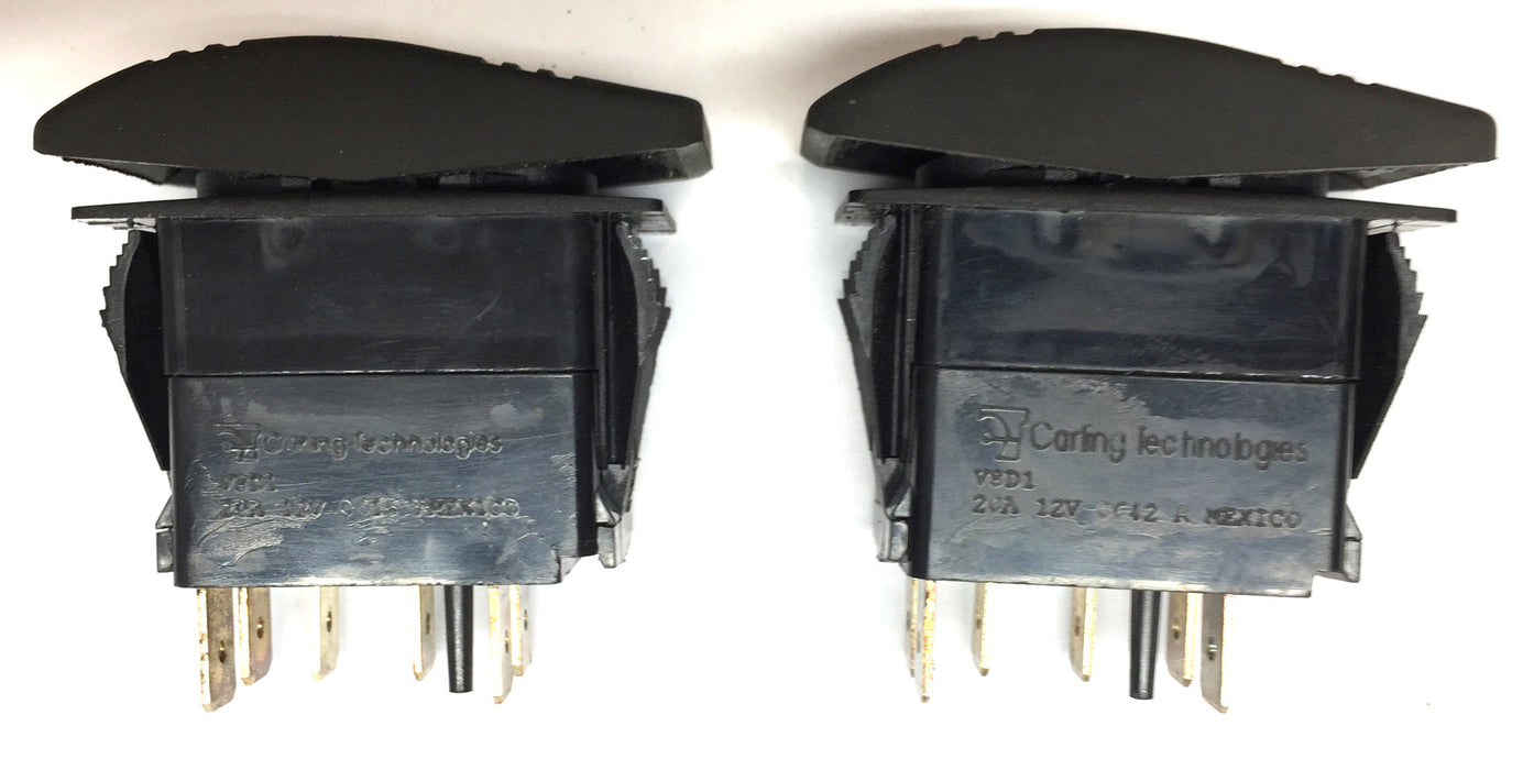 Carling Green Momentary Rocker Switch V8D1 [Lot of 2] NOS