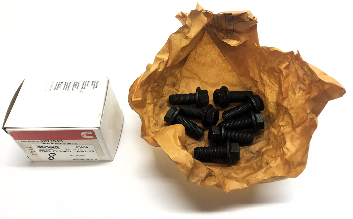 Cummins Pack of (8) Hex Head Flange Cap Screw 4071043 NOS