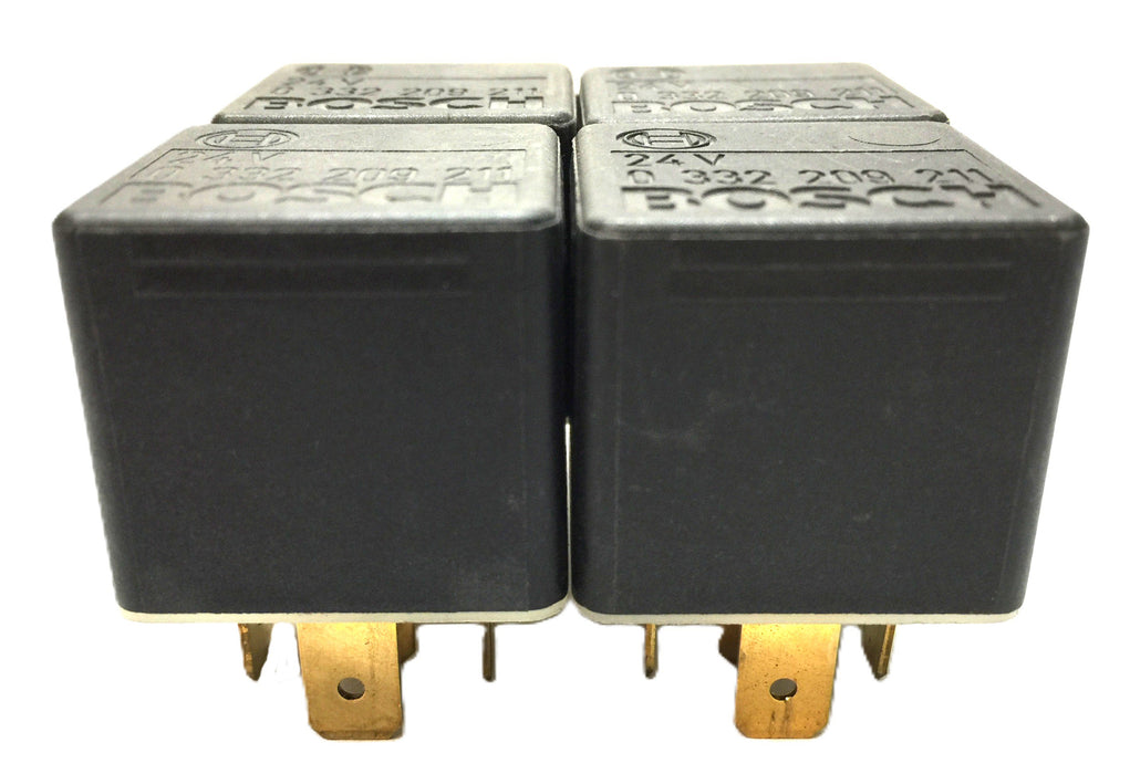 Bosch 24V 5-Pin Male Relay 0332209211 [Lot of 4] NOS