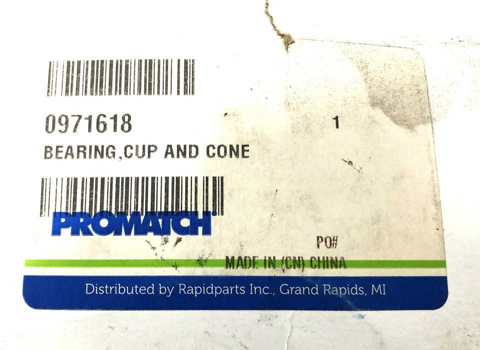 Shuster Tapered Roller Bearing For ProMatch 32209 (0971618) NOS