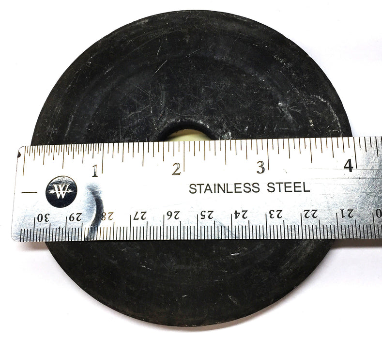 Unbranded 4" O.D x 1/4" Thick x 3/4" Bore Flat Steel Round Spacer [Lot of 4] NOS