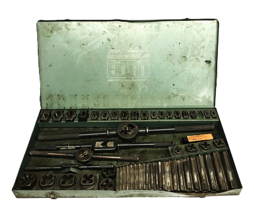 Greenfield Little Giant Tap & Die Set No. 3312 (Partial Set) USED