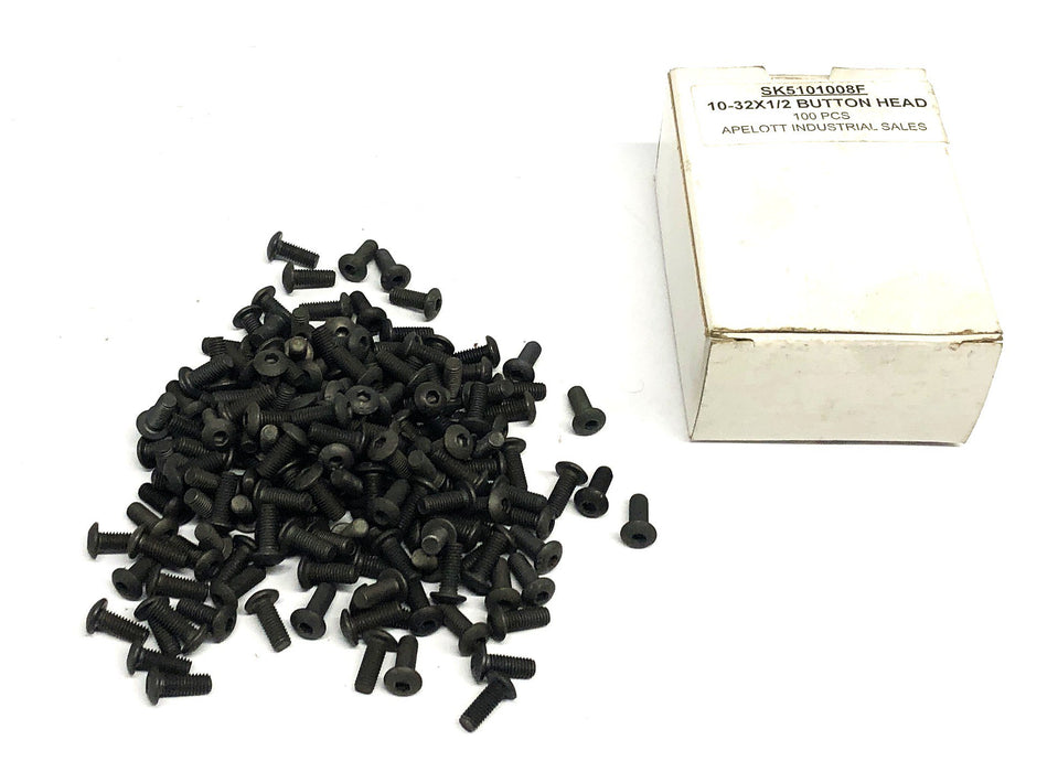 Apelott 10-32x1/2 Button Head Screw SK5101008F [Lot of 170] NOS