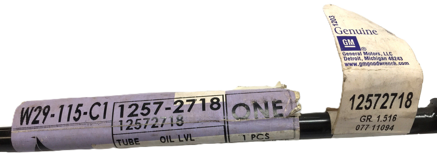 General Motors/GM Oil Level Tube 12572718 NOS