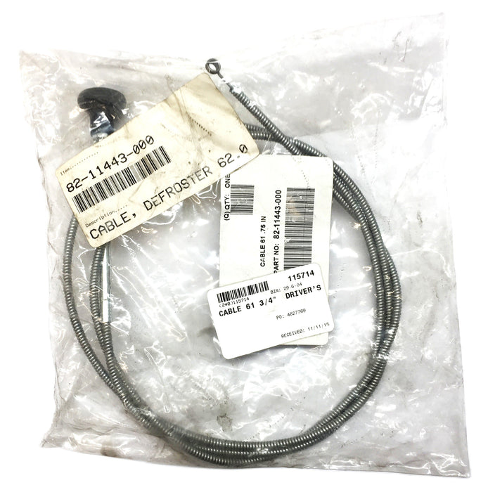 Gillig 61-3/4" Defroster Cable 82-11443-000 NOS