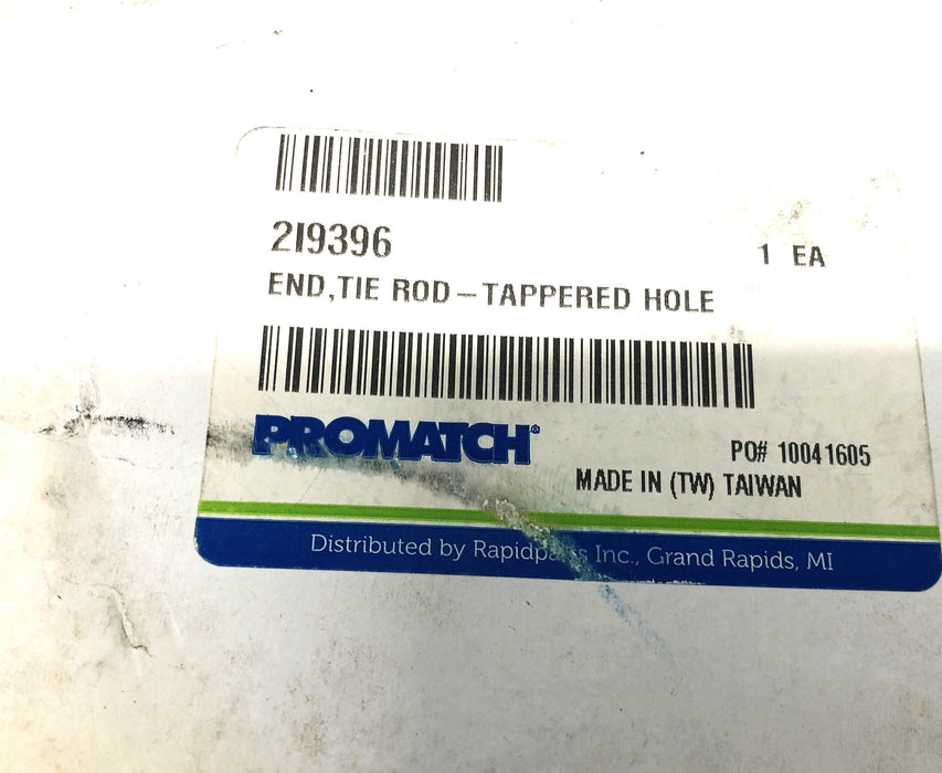 ProMatch RH Tie Rod End 2I9396 NOS