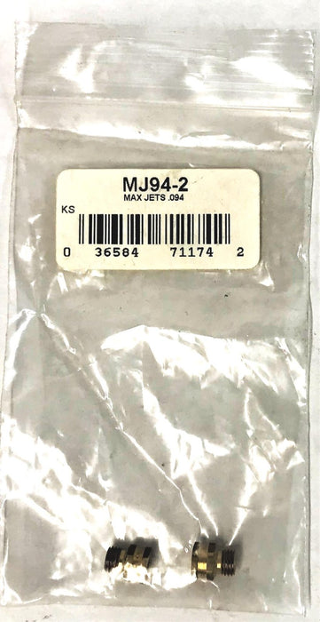 COMP CAMS MAX JETS .094 STANDARD MAIN JET PAIR MJ94-2 NOS
