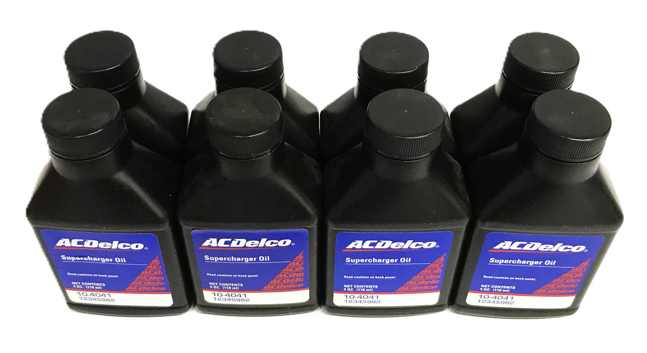 ACDelco Supercharger Oil, 4oz Bottle 10-4041-12345982 [Lot of 8] NOS - GTS SPECIAL