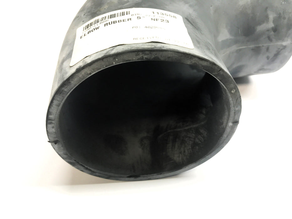 New Flyer 4" x 5" I.D 90 Degree Rubber Elbow 042027 (RL-5490) NOS