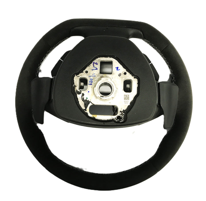 GM Jet Black Suede Steering Wheel Assembly 84744950 NOS