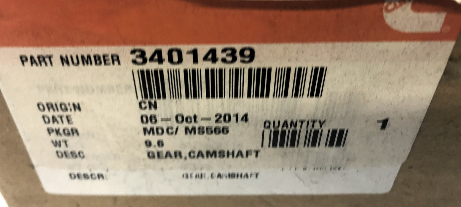 Cummins Camshaft Gear 3401439 NOS