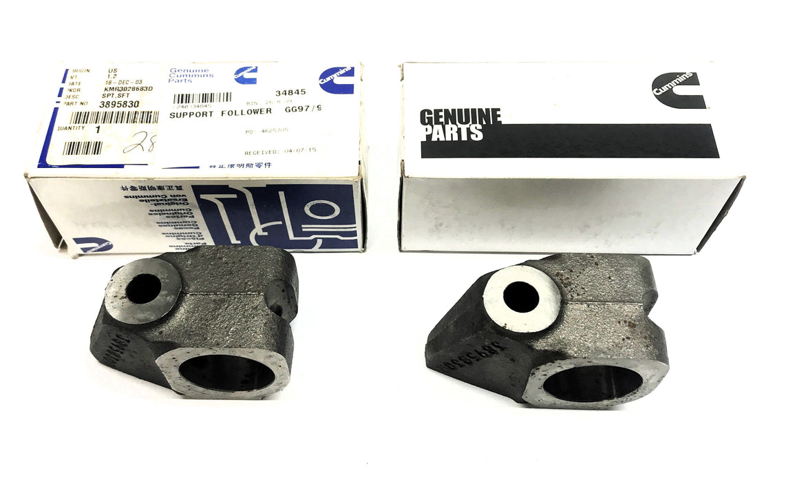 Cummins Cam Follower Shaft Support 3895830 [Lot of 2] NOS