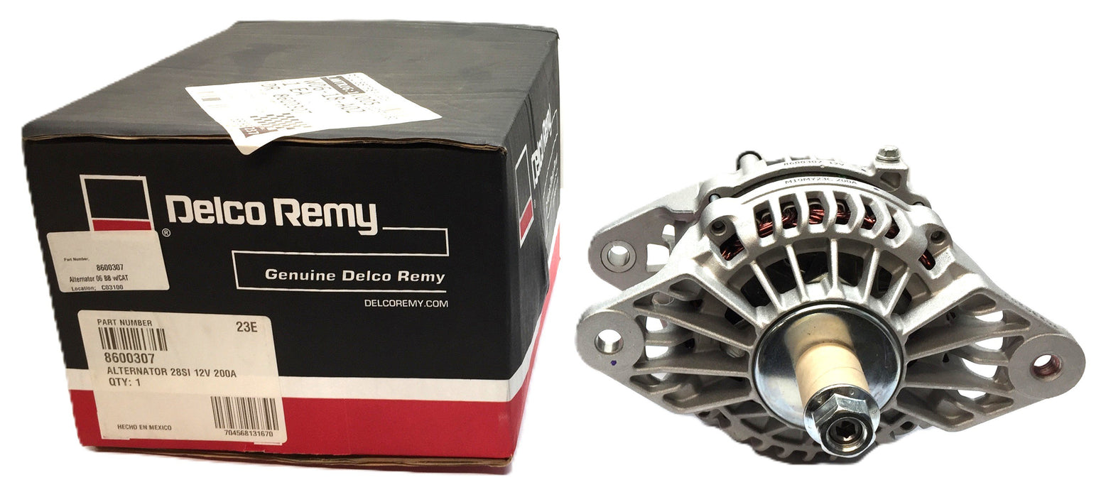 Delco Remy 28SI 12V 200A Alternator 8600307 REMAN