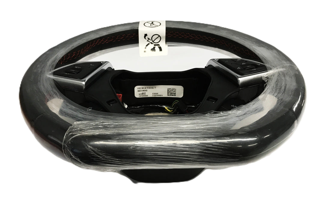 GM Black Leather Steering Wheel Assembly 84744912 NOS