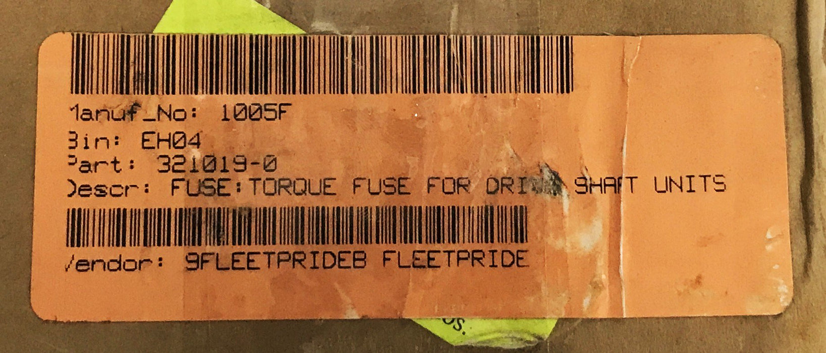 Sonnax Driveline Torque Fuse 1005F [Lot of 3] NOS