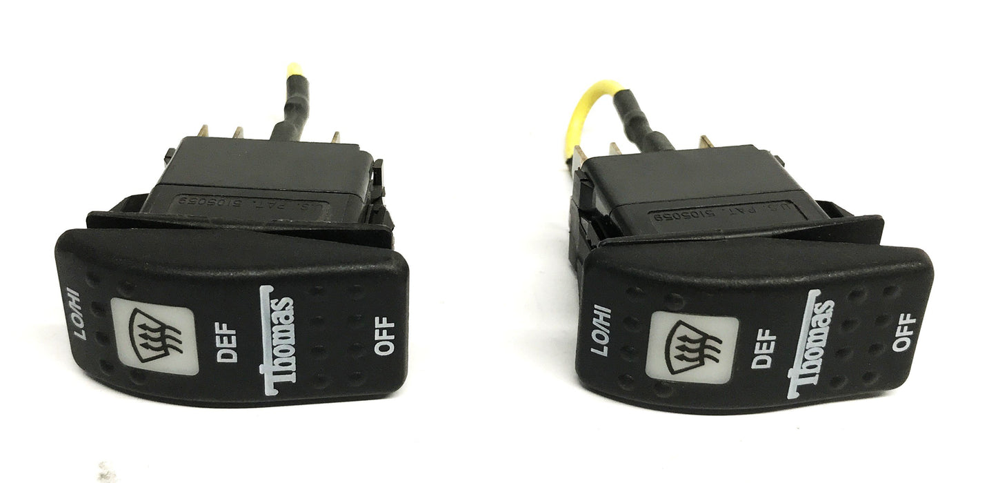 Thomas/Carling Hi/Low/Off Defrost Switch 52003129 [Lot of 2] NOS