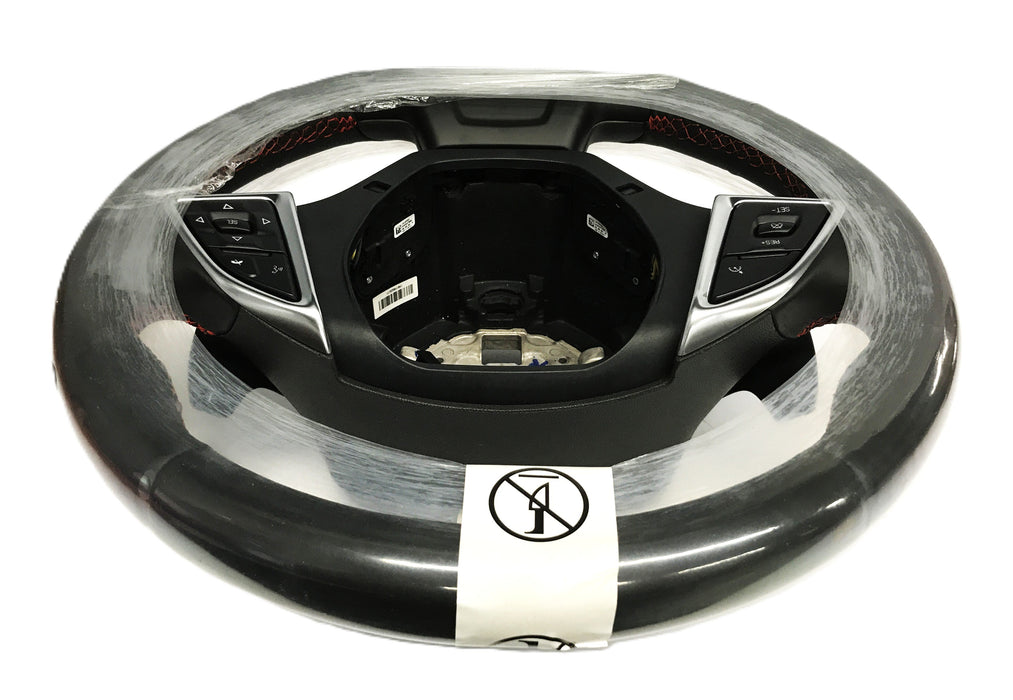 GM Black Leather Steering Wheel Assembly 84744912 NOS