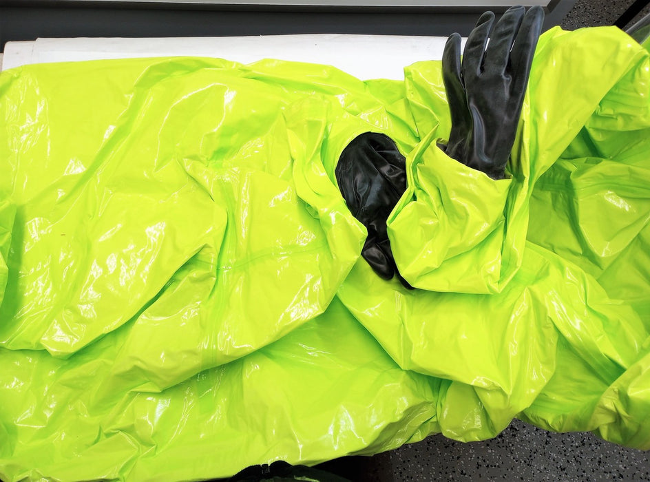 Dupont TK 554 TLY 2X 000100 Tychem TK Commander Level A Suit TychemTK 2XL NOS