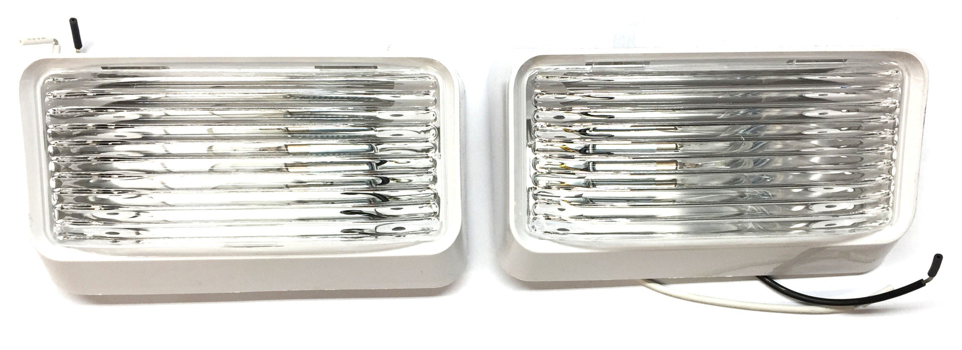 Creative Bus Sales White Patio Light 64801 (122G) [Lot of 2] NOS
