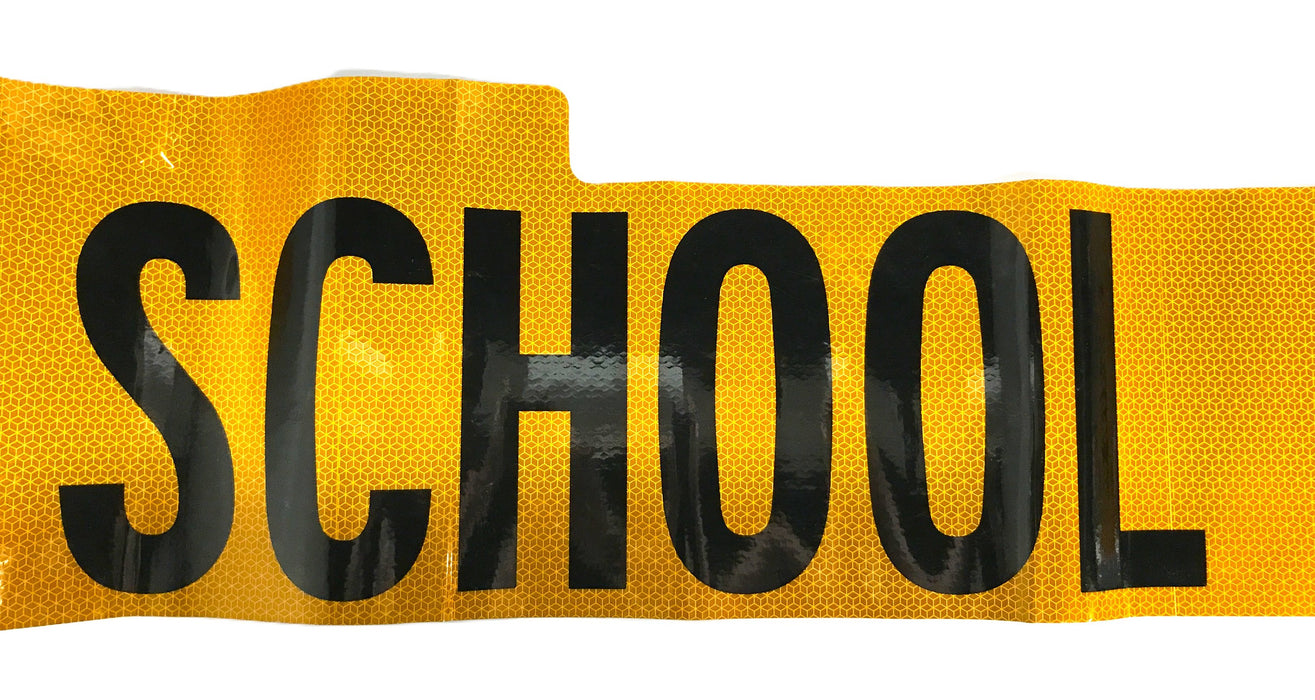 Unbranded 46 inch x 1-1/4 inch "School Bus" Decal NOS