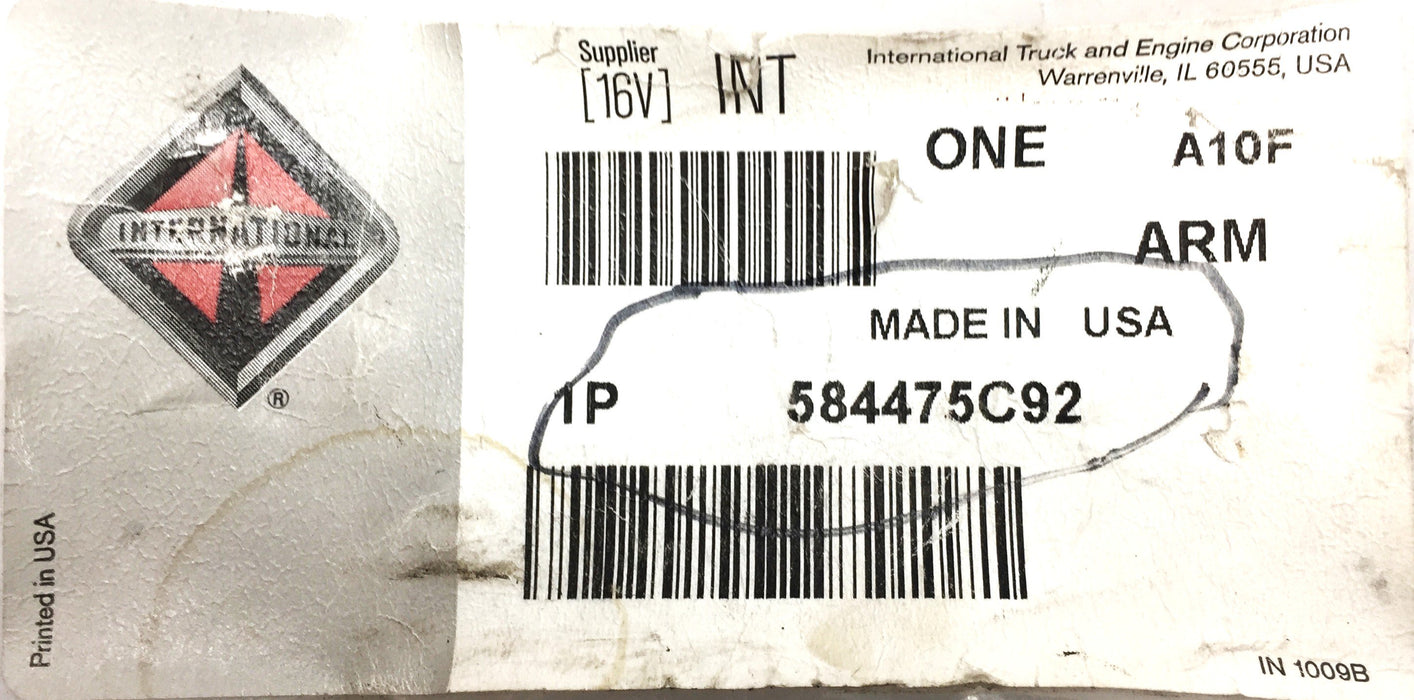 International Truck and Engine Wiper Arm Assembly 584475C92 NOS