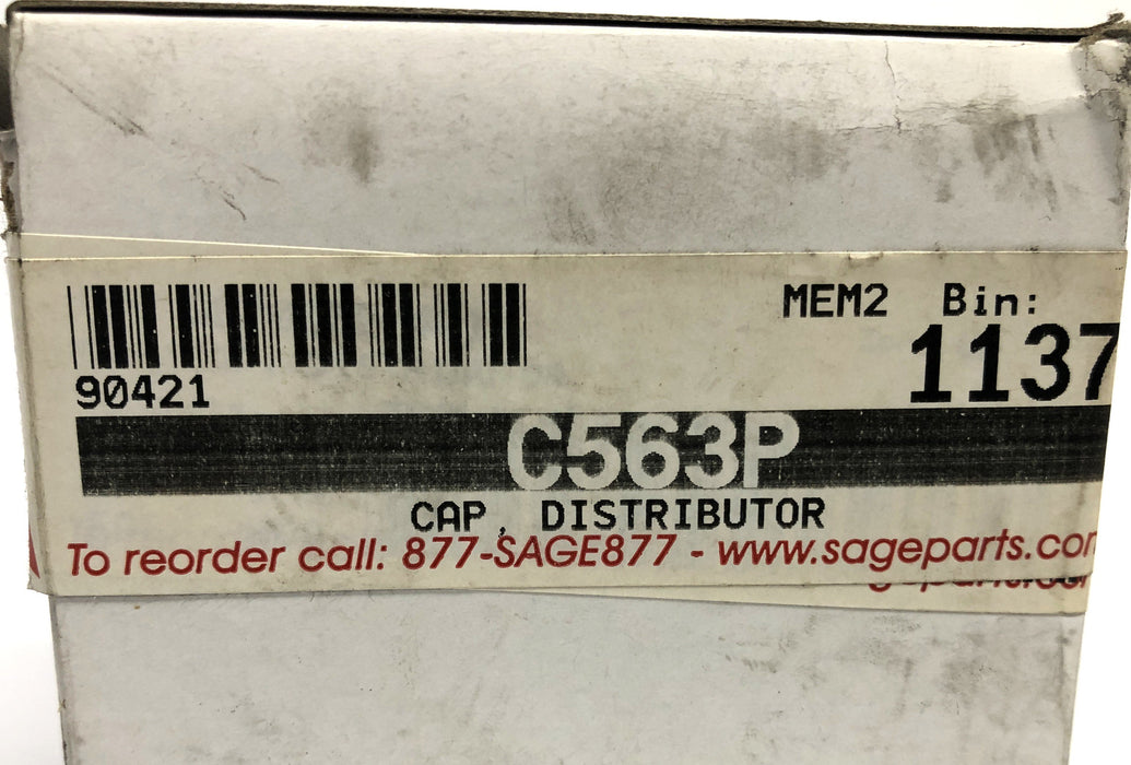 Sage Parts Distributor Cap C563P NOS