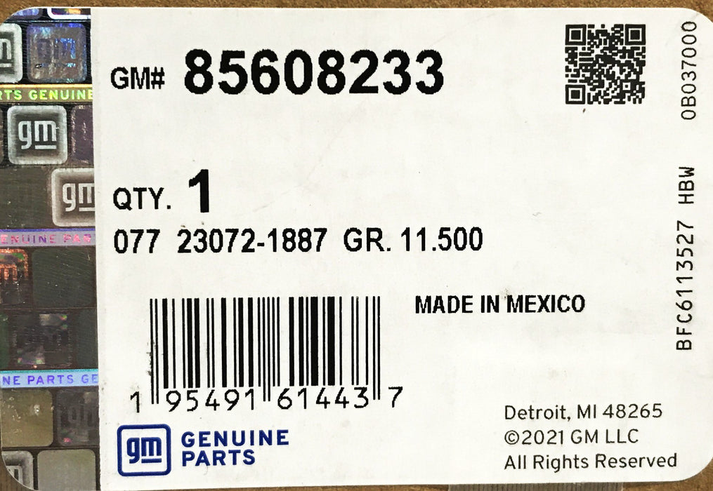 GM "F" Control Module 85608233 NOS