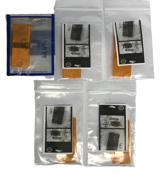 Grote Amber Marker Light Lens 91513 [Lot of 5] NOS