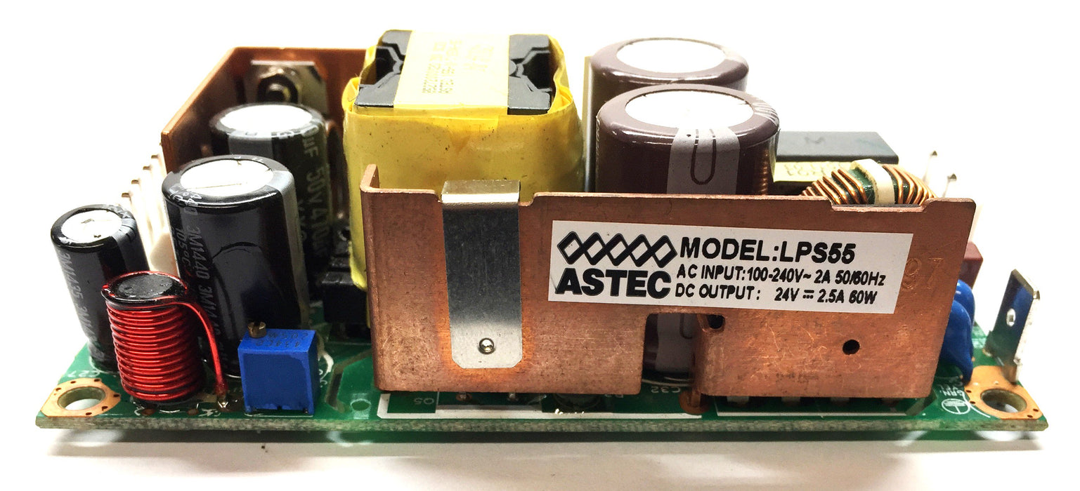 Astec Switching Power Supply Open Frame 100-240VAC 24V/2.5A/60W LPS55 NOS