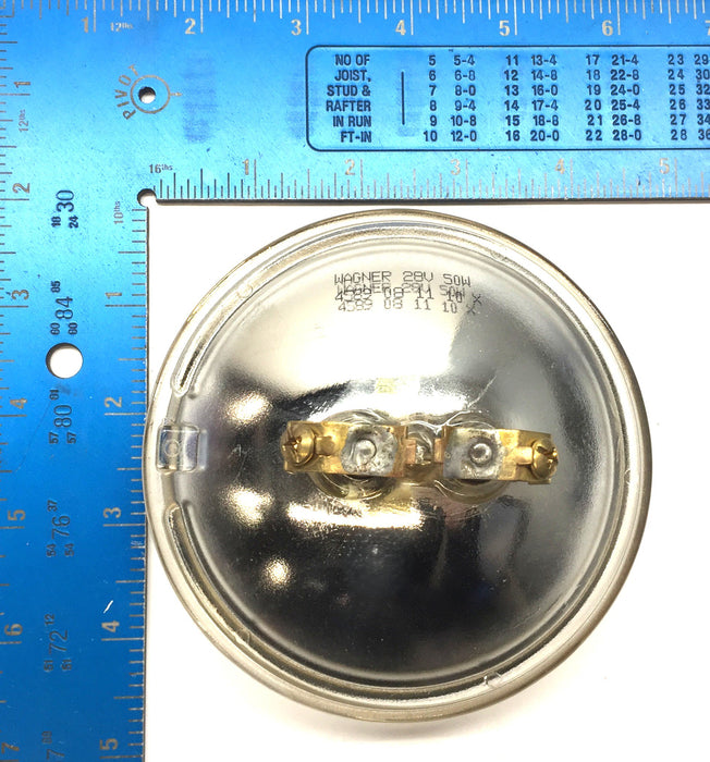Wagner Sealed-Beam Low Headlamp 4589 [Lot of 2] NOS