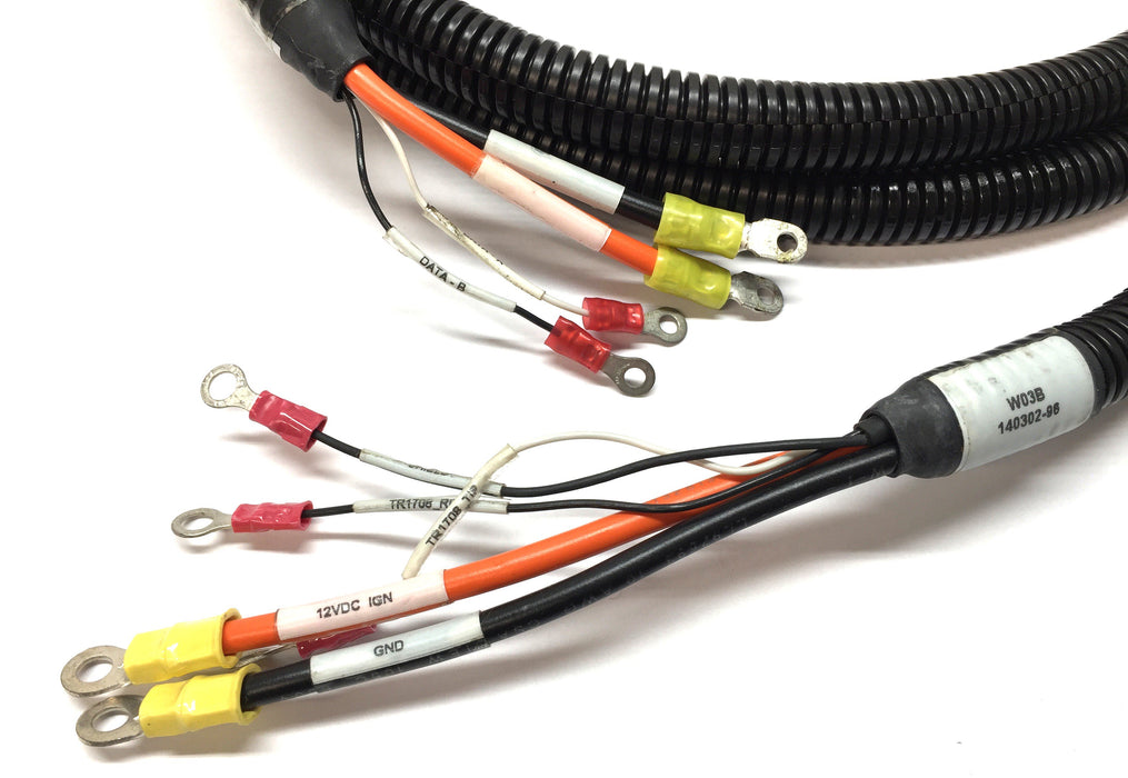 Unbranded Auxiliary 12VDC Power Wiring Harness with Plastic Sleeve 140302-96 NOS