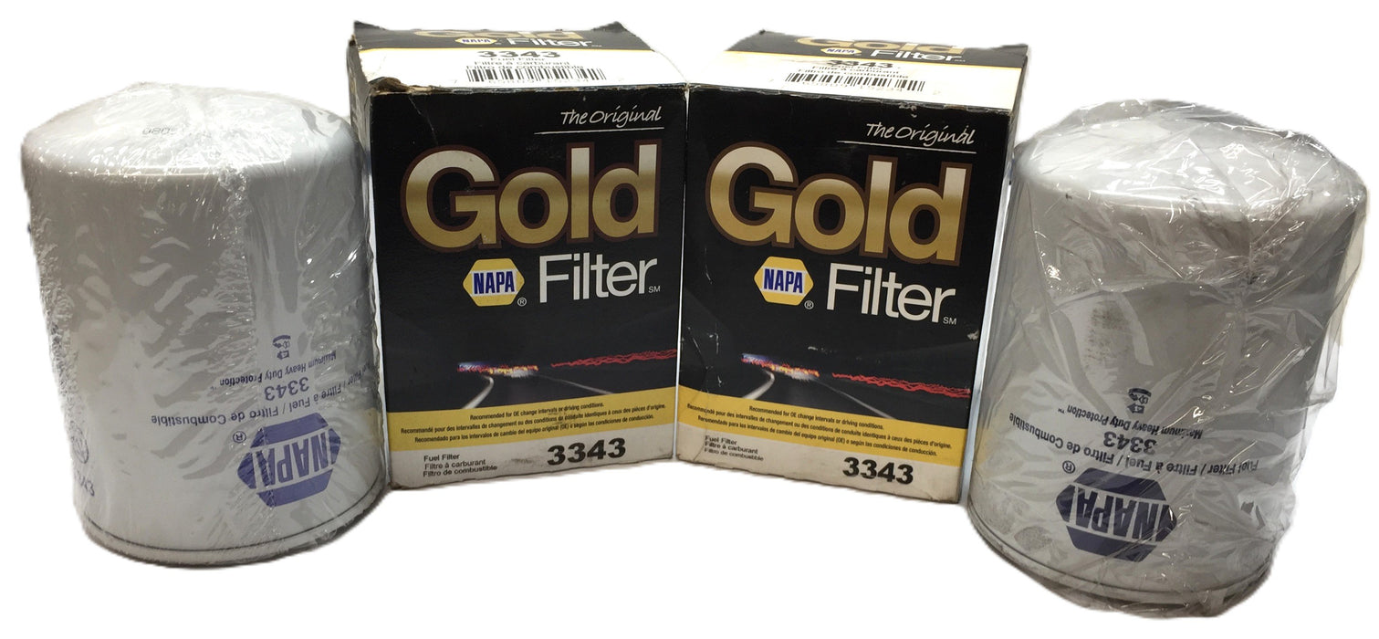 Napa Gold Fuel Filter 3343 [Lot of 2] NOS