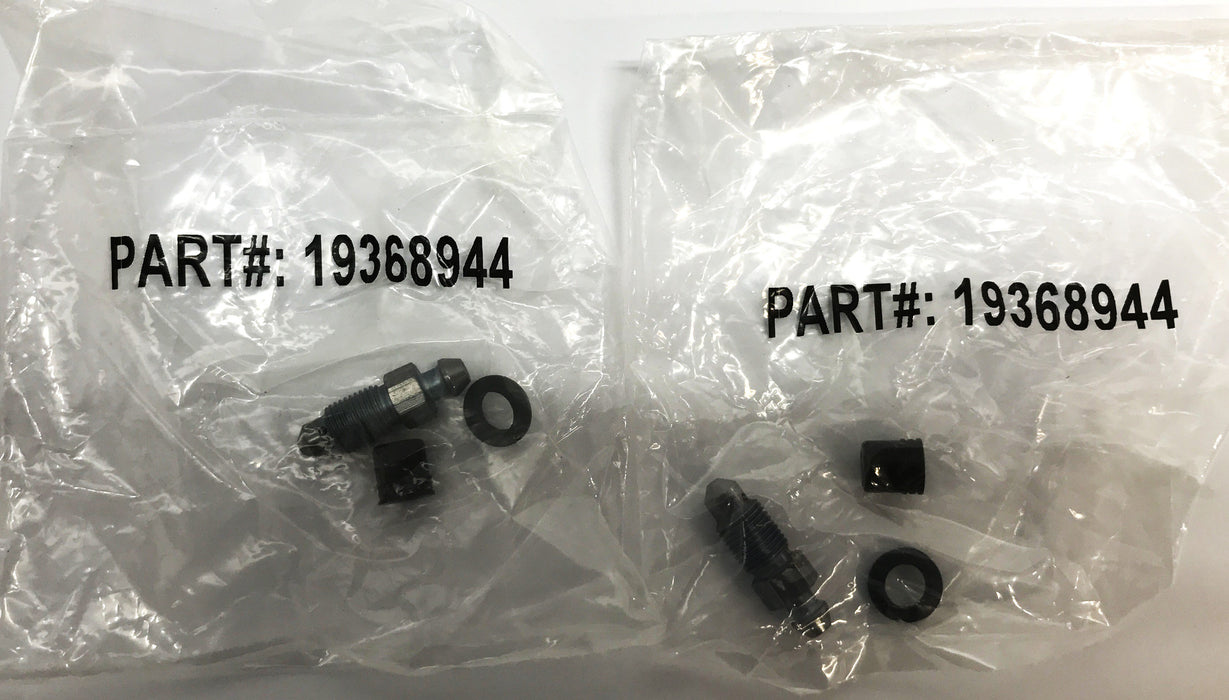 GM Rear Brake Bleeder Valve Kit 19368944 [Lot of 2] NOS