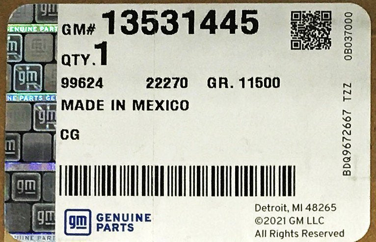 GM Front Right Seat Heater Control Module 13531445 [Lot of 4] NOS