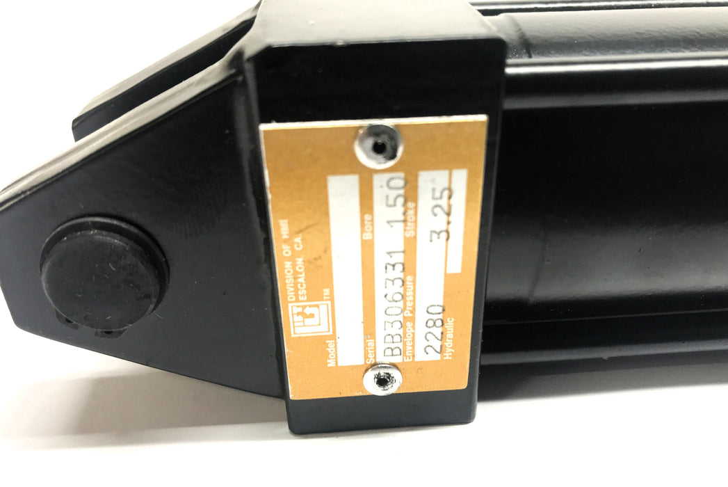 Lift-U 1.5" Bore 3.25" Stroke 2280 PSI Hydraulic Cylinder BB306331 NOS