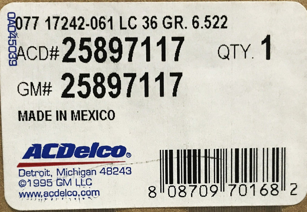 GM Steering Column Tilt Sensor 25897117 NOS