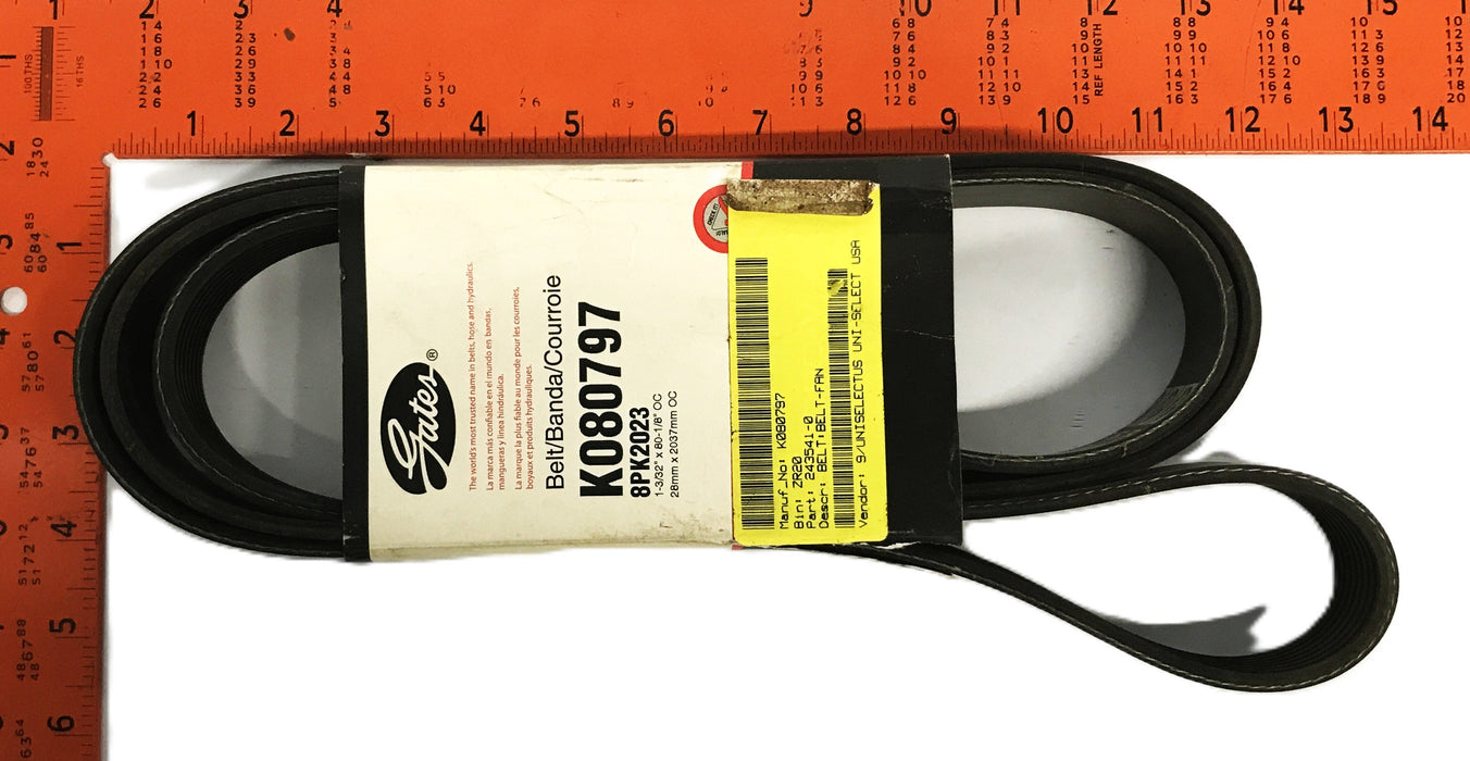 Gates Serpentine V-Belt K080797 NOS