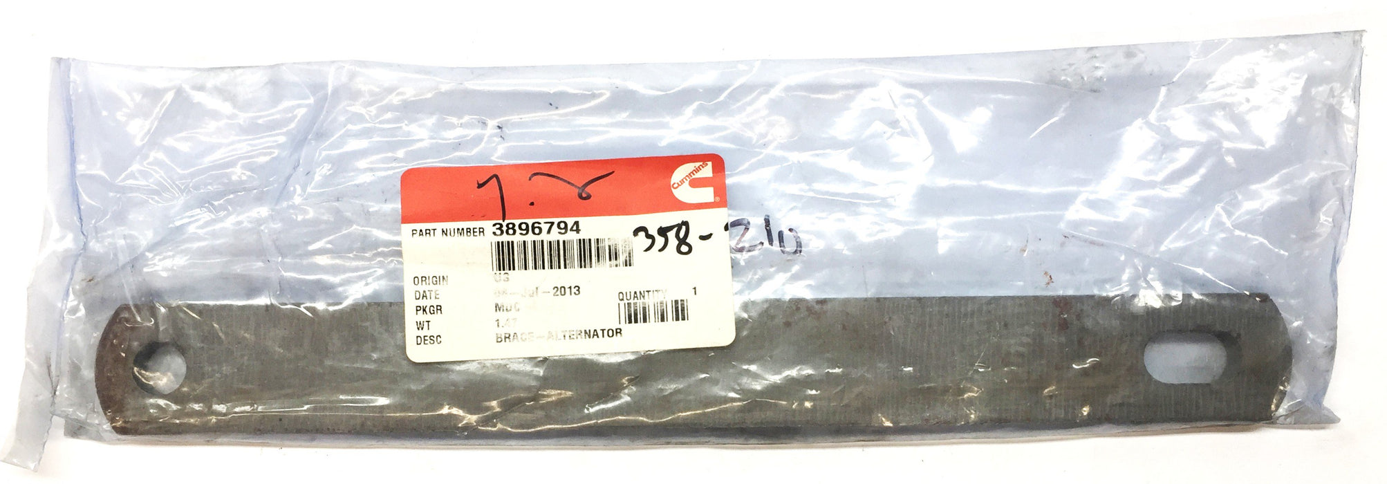 Cummins Alternator Brace 3896794 NOS