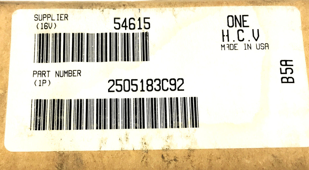Hadley Leveling Valve 2505183C92 NOS