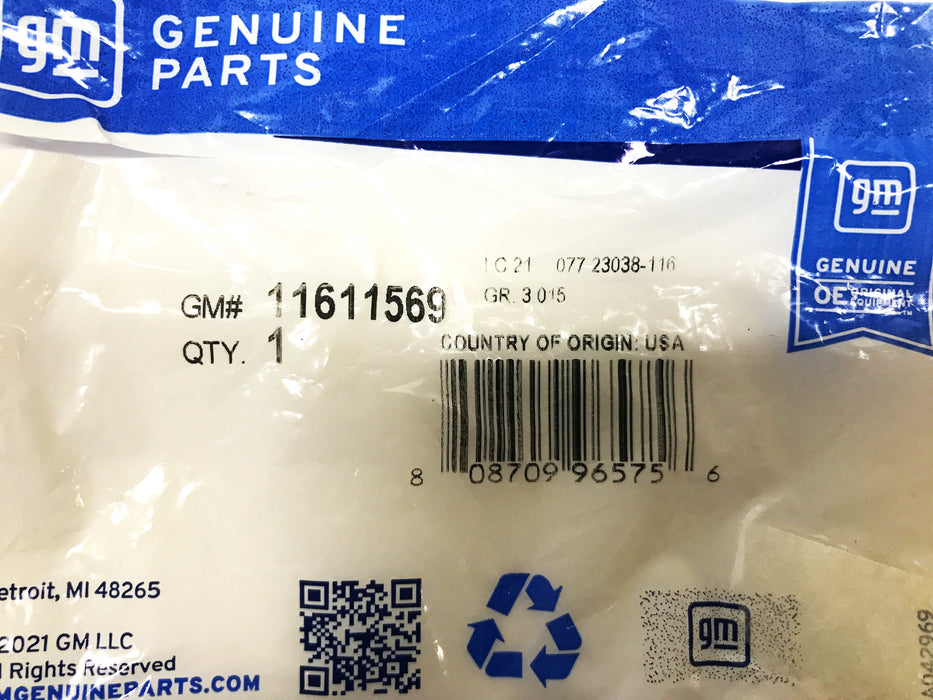 GM Fuel Multi-Purpose Retainer 11611569 [Lot of 2] NOS