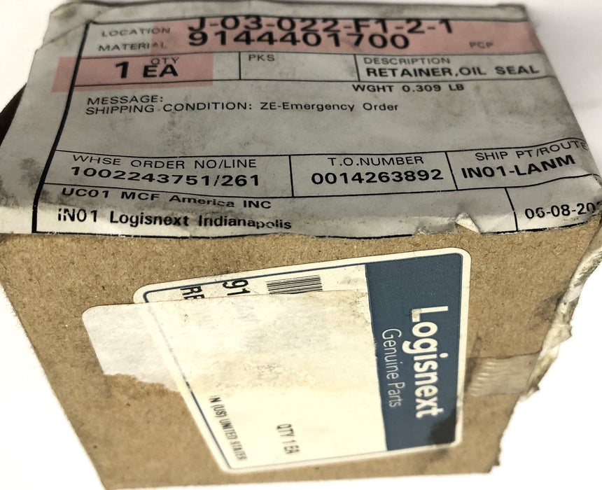 Logisnext Oil Seal Retainer 9144401700 NOS