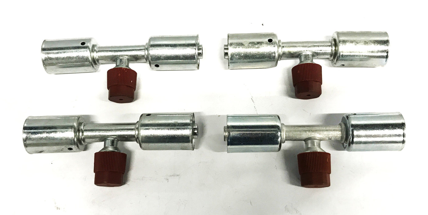 Beadlock O-Ring Fitting with 134A Service Port 14948 [Lot of 4] NOS