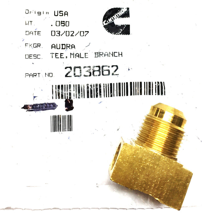 Cummins Male Branch Tee 203862 NOS