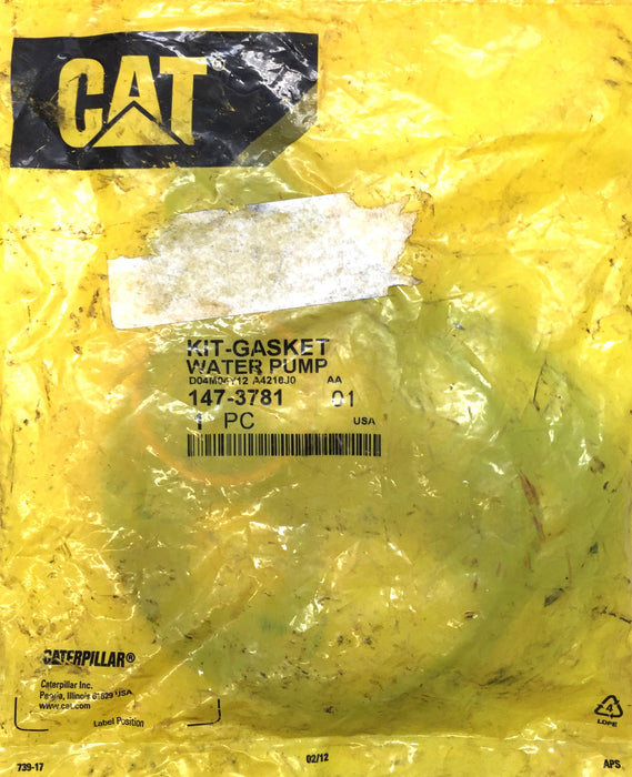 Caterpillar\CAT Water Pump Gasket Kit 147-3781 NOS